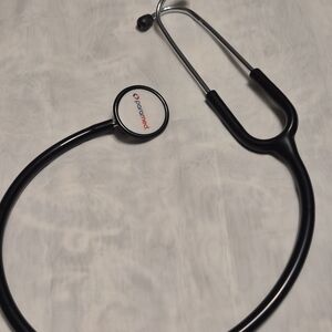 Paramed Black Stethoscope with Single Head